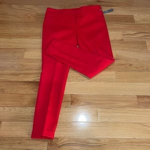 Loft Red Skinny Pants